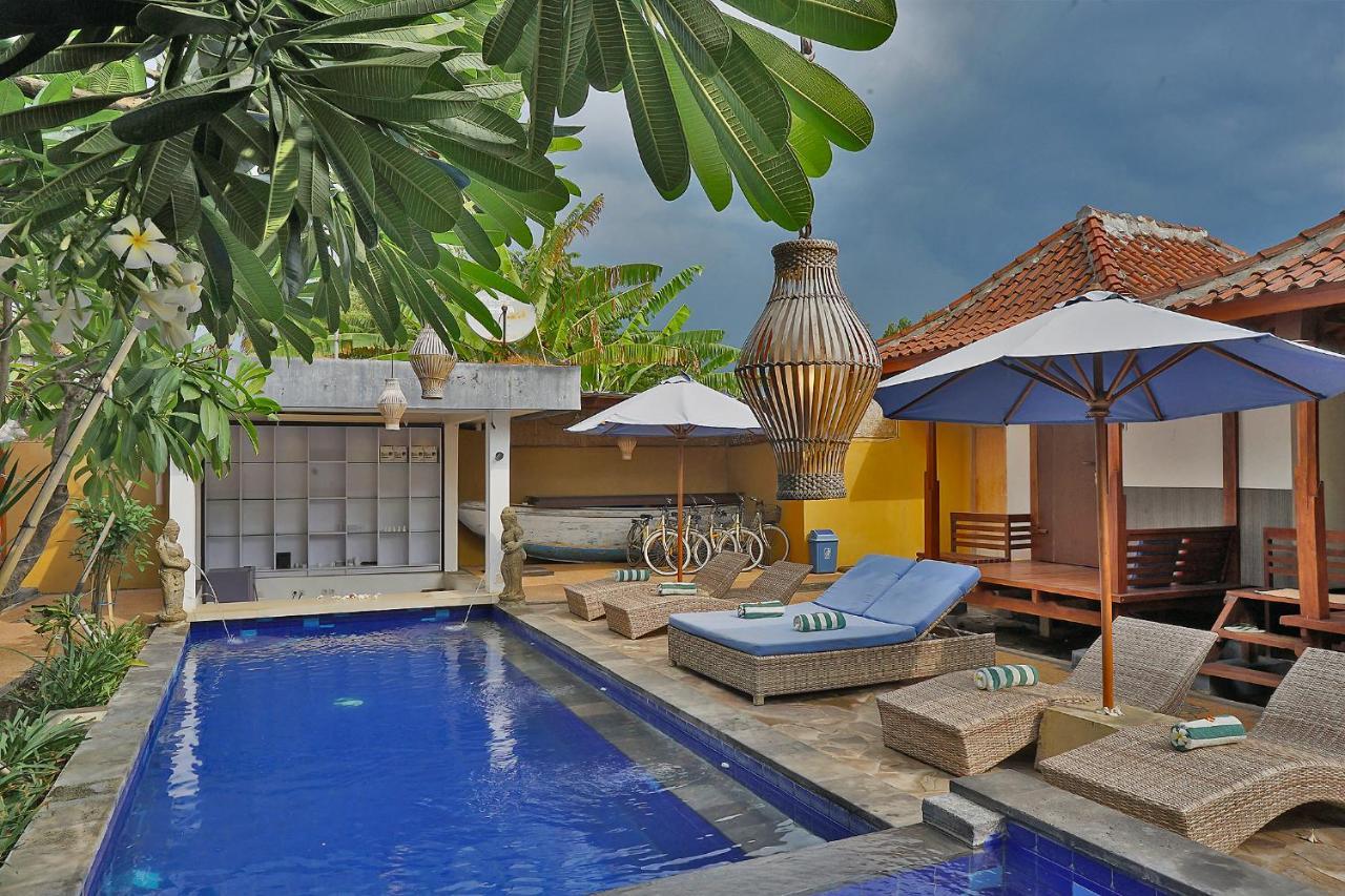 Sari Gili Bungalow Гили-Эйр Экстерьер фото