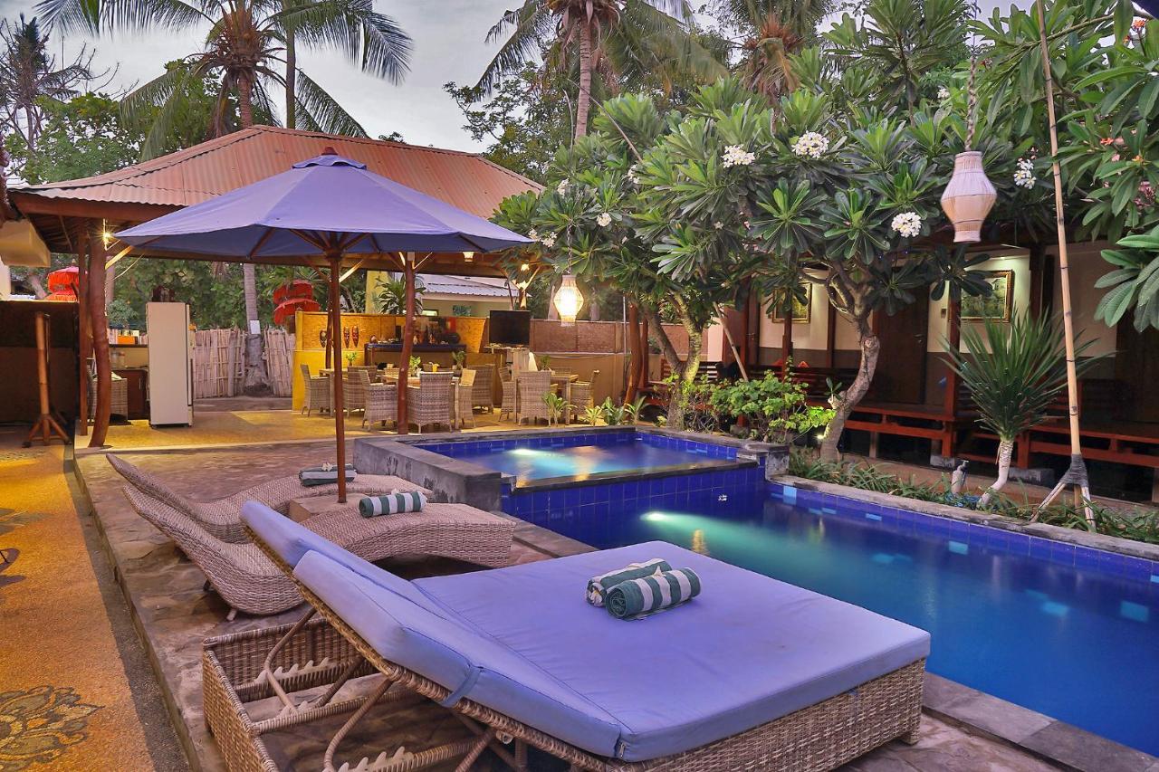 Sari Gili Bungalow Гили-Эйр Экстерьер фото