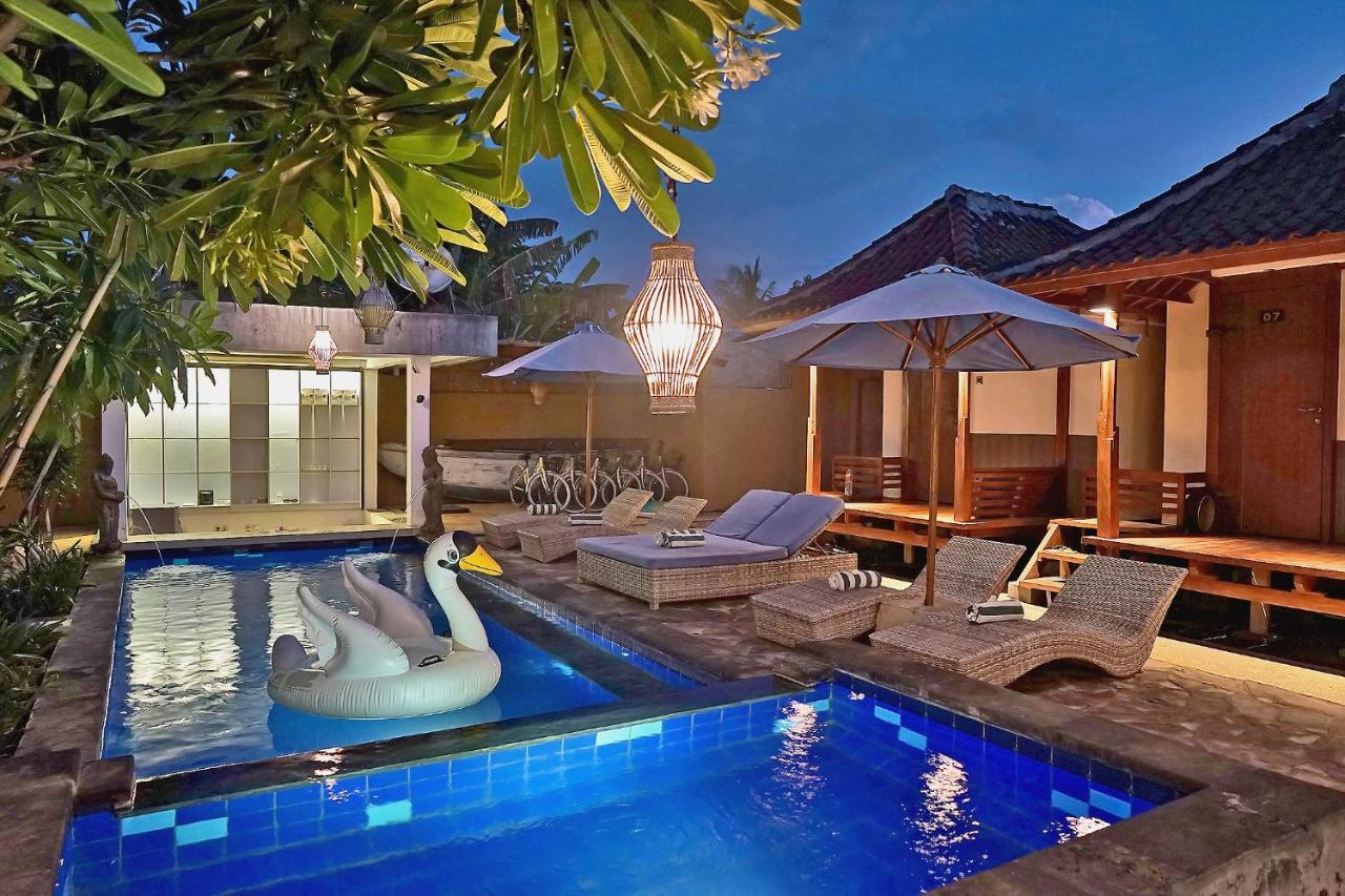 Sari Gili Bungalow Гили-Эйр Экстерьер фото